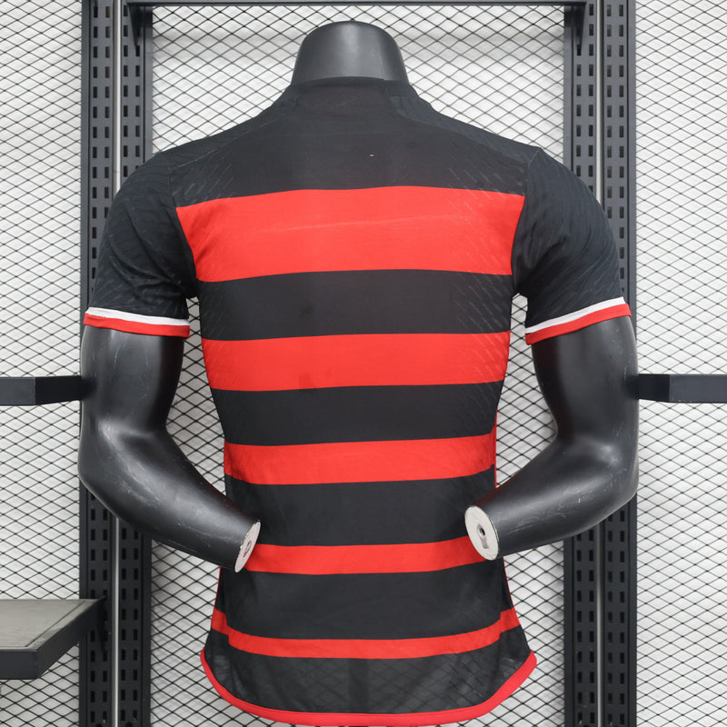 Camisa Flamengo I 24/25 - Vermelha e Preta - Adidas - Masculino Jogador