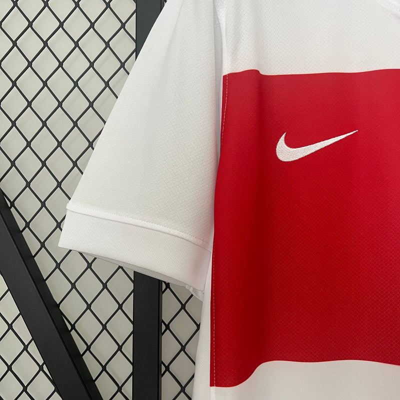 Camisa Croacia 2024/25 Home - Vermelho com Branco - Nike