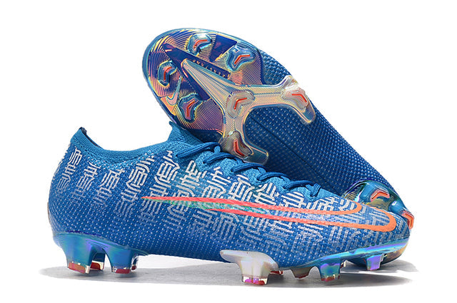 Chuteira Campo Nike Mercurial Vapor 13 Elite FG Azul Blade - Low