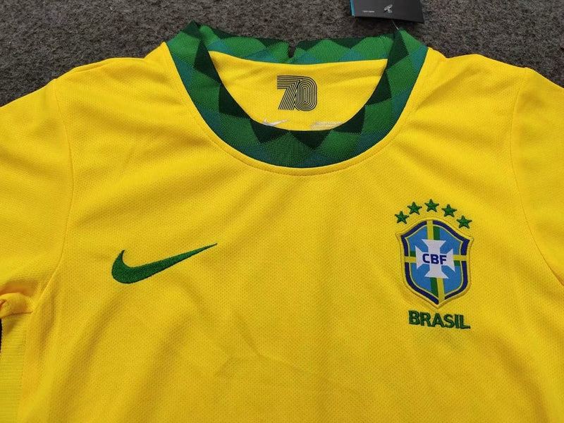 Kit Infantil Brasil 2021 Nike - Amarelo