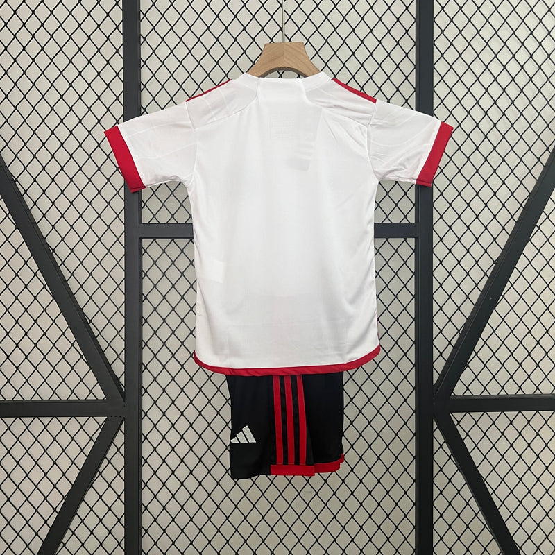 Kit Infantil Flamengo II 24/25 - Adidas - Branco