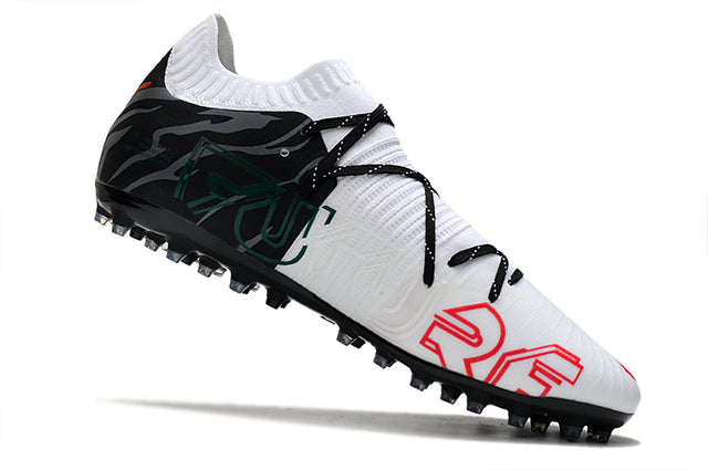 Chuteira Society Puma Future Z FG White/Black