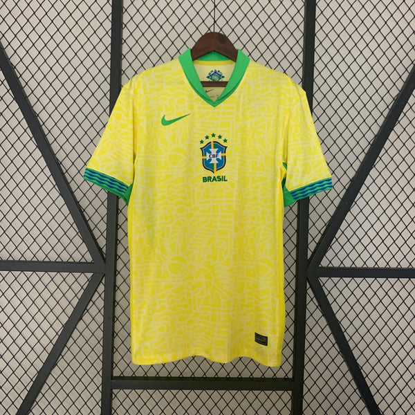 Camisa Seleção Brasil I 2024/25 Nike - Amarela