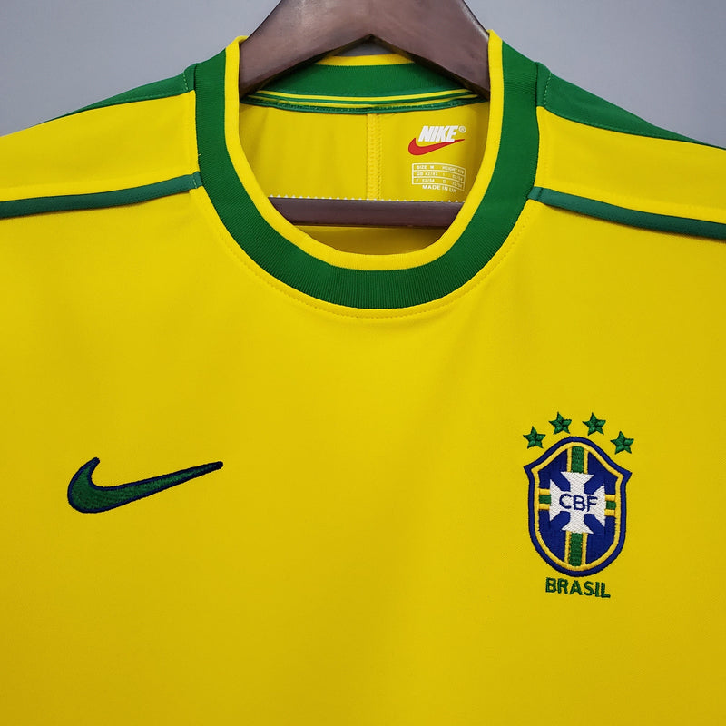 Camisa Seleção Brasileira Retrô 1998 Amarela - Nike