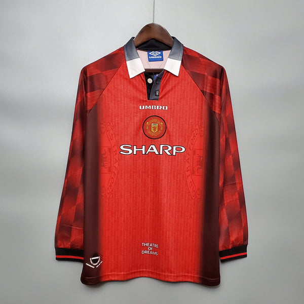 Camisa Manga Longa Manchester United 1996 Umbro - Vermelho