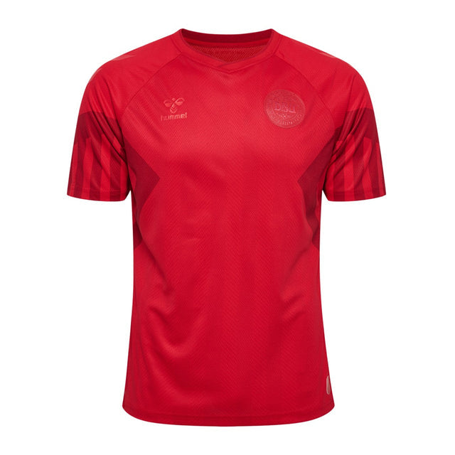 Camisa Seleção Dinamarca I 2022 Hummel - Vermelho