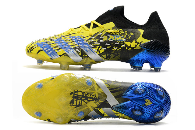 Chuteira Campo Adidas Predator Freak .1 Xmen/Black/Yellow/Blue - Low