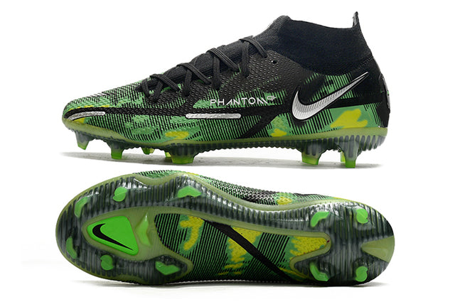 Chuteira Campo Nike Phantom GT2 Elite FG Green Turtle - Cano Alto