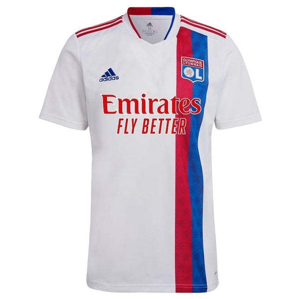 Camisa Olympique Lyon I 21/22 Adidas - Branco