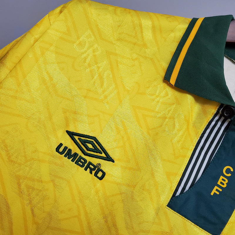 Camisa Seleção Brasileira Retrô 1991/1993 Amarela - Umbro