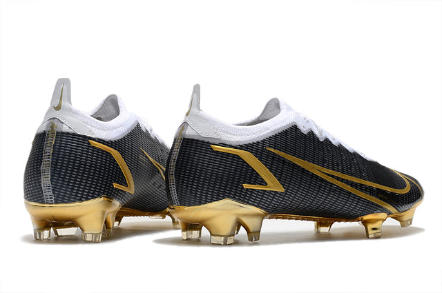 Chuteira Campo Nike Mercurial Vapor 14 Elite FG Black/Gold/White - Low