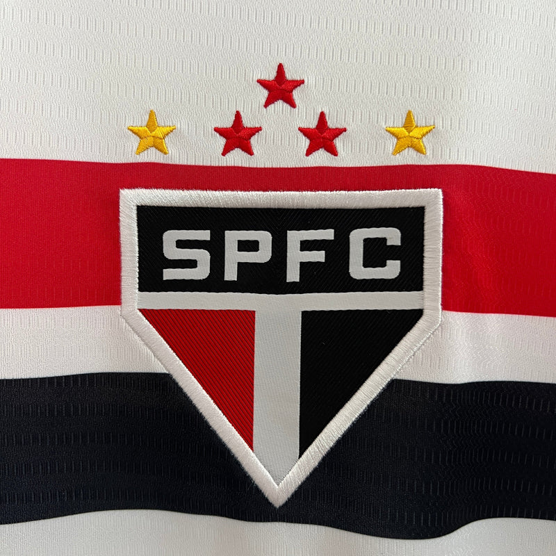 Camisa Manga Longa São Paulo I 24/25 - Adidas - Branca